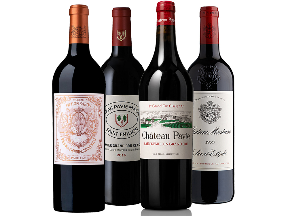Bordeaux 2015 - Premium 4er-Paket 