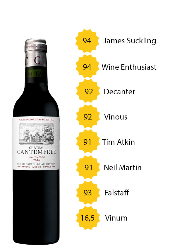 Château Cantemerle 2016 (0,375l)