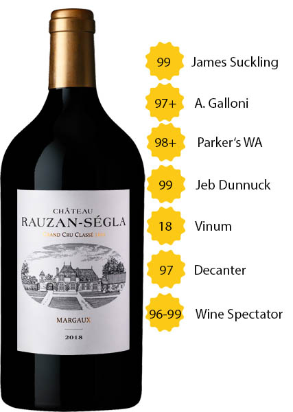 Château Rauzan-Ségla  2018 (3l) - 2. Grand Cru Classé