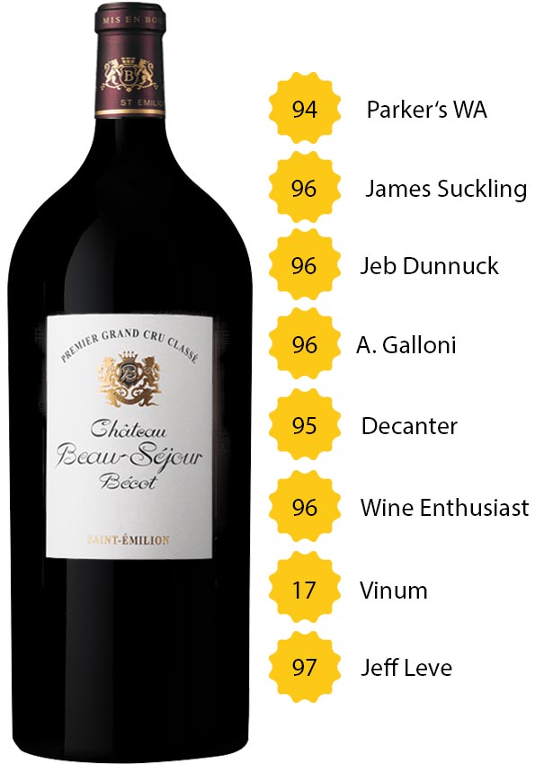 Jeroboam (5l) Château Beauséjour-Bécot 2018