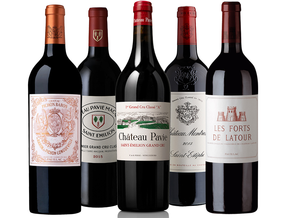 Bordeaux 2015 - Premium 5er-Paket 